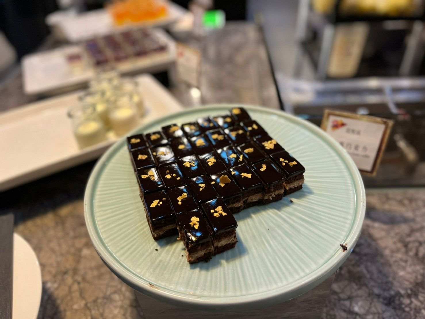 桂冠自助餐 晚餐 巧克力蛋糕